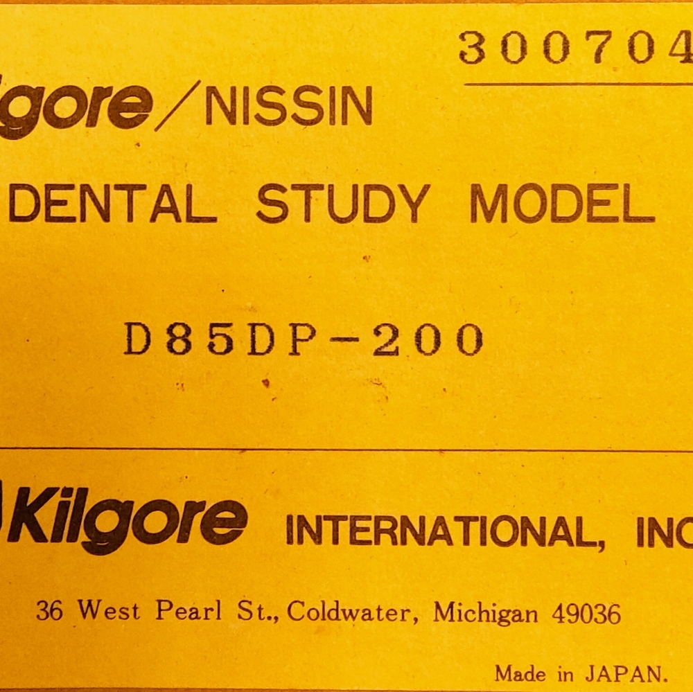 Kilgore / Nissin Typodont